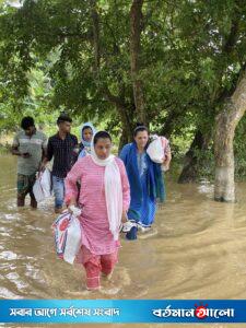 বন্যার্তদের পাশে মুক্তি